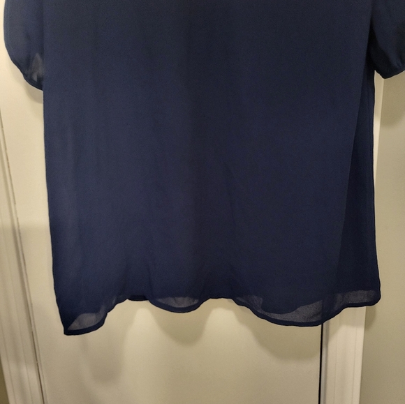 Lulus Shifting Dears Navy Blue Long Sleeve Dress Size Medium - Picture 8 of 12